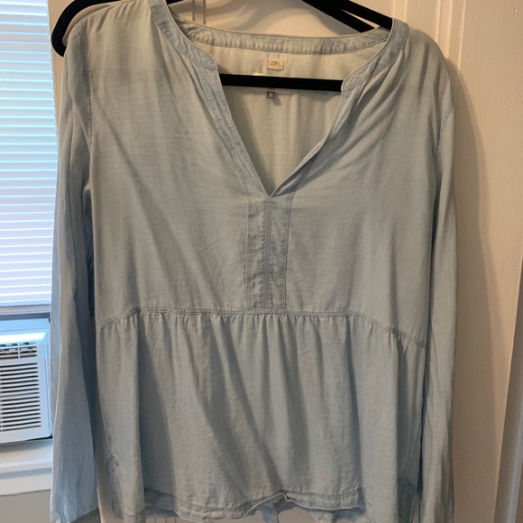 LOFT Tops - Chambray Blouse